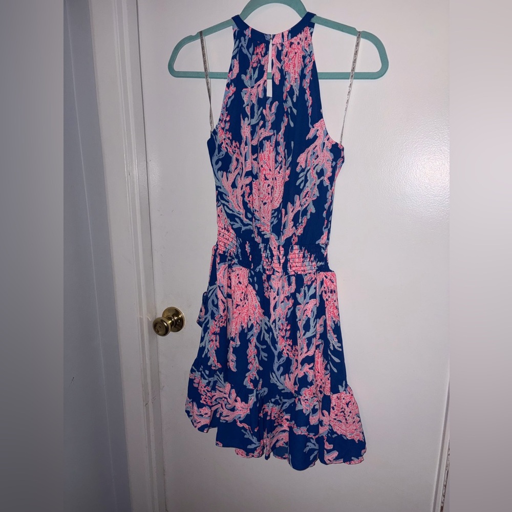 Lilly Pulitzer | Women’s 0 | NWT | Mini  | Blue Coral | Vibrant | Colorful - Picture 14 of 16